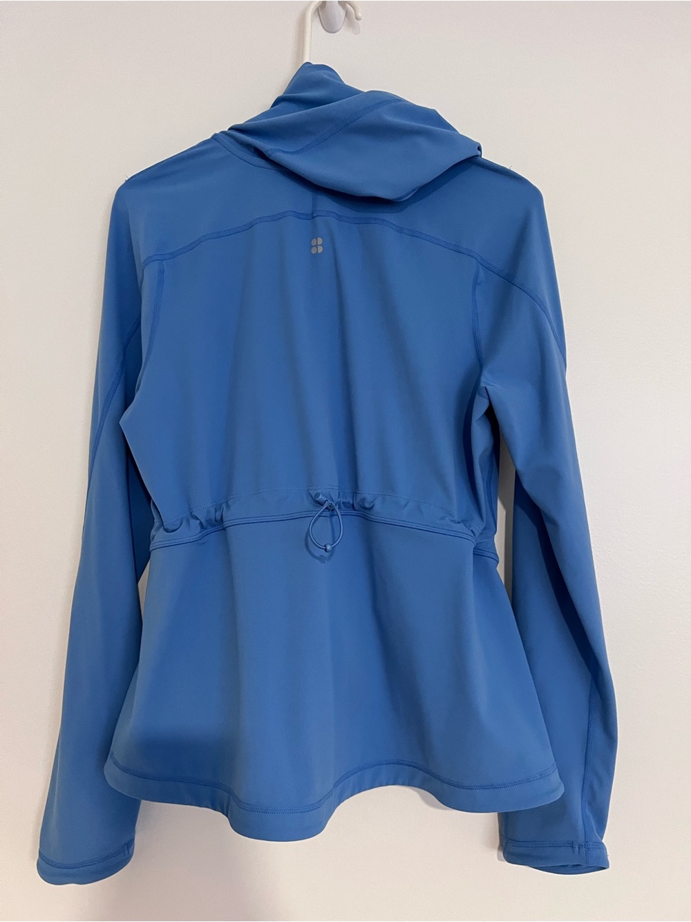 Women's Size L Blue Super Soft Workout Zip Through Jacket